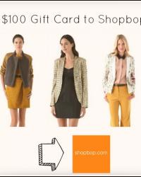$100 Shopbop Gift Card International Giveaway Featuring Designer Jackets!