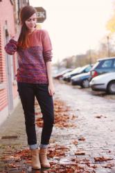 Multicolor Knit, Heirloom Earrings