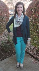 Teal and Purple