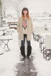 Snow Dream in Germany - Munich Bayerischer Hof Rooftop