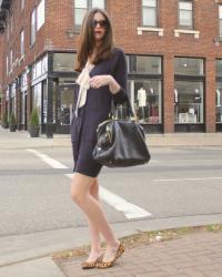 Sweater Dress and Elbow Patches