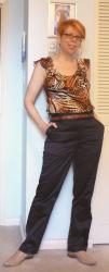 Nov 10th - Outfit #10 - A Casual Animal and Some Thrifting Tips