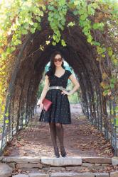 Polka Dotted With eShakti