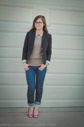 Weekend Chic: Layers and Cap Toes