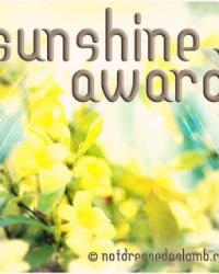 a little sunshine: award! 