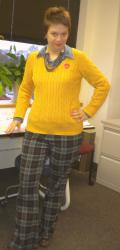 Colonel Mustard in the Office with a week old outfit