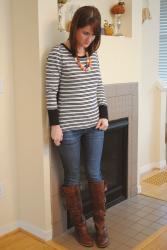 OOTD: Navy Stripes