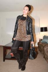 High Boots and Cheetah