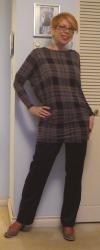 Nov 16th - Outfit #15 - Grey Plaid and Pants