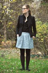 Classic bouclé skirt 