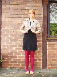 Fashion Mixology: Burgundy Tights