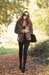 Leopard Faux Fur Coat