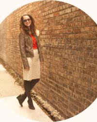 dotty, sequins, and thrifting