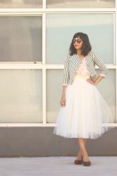 Look for Less: Anthropologie Karinska Tulle Skirt