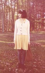 Sunshine in Winter: Pie Crust and a Yellow Dress