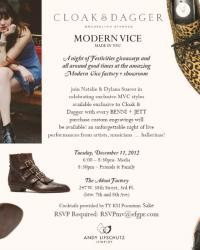 Cloak & Dagger x Modern Vice NYC Event!