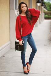 Off-The-Shoulder Sweater