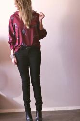 Blouse, Jean & Bird's 