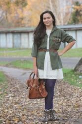 White Dress & Grey Weather