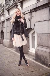 OUTFIT: new Muubaa Shearling Biker Jacket