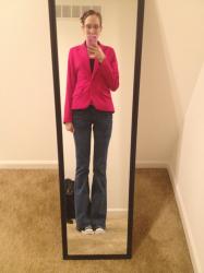 Inspiration Monday: Pink Blazer Work Outfit