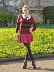 Petite fille qui pique