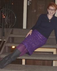 Dec 11th - Outfit #9 - Cashmere and Sequins