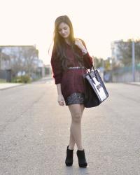 Paillettes & Cozy Sweater...