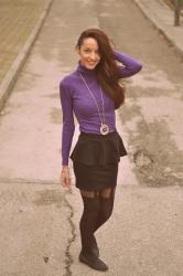 PURPLE & PEPLUM 