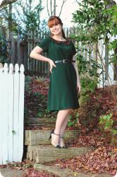 eShakti Review in a Classic Green Dress