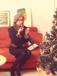 Leopard lady. Meow!