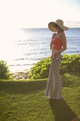 on the beach...