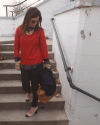 Red Sequins & Polka Dots