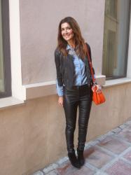 denim & leather 