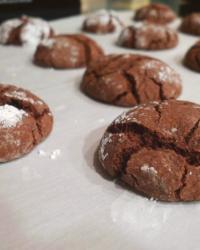 Chocolate Crinkle Cookies