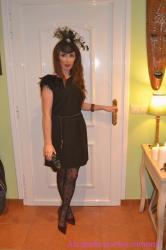 LOOK DE FIESTA: LBD CON PLUMAS