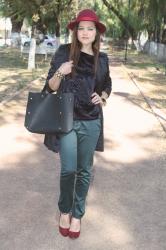 Velvet blouse