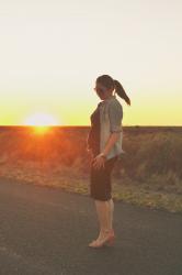 Sunset with my bump