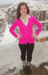 Neon Pink, Mint, and Black