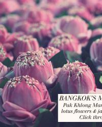 {Wanderlust} Bangkok Flower Market 