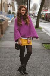 Purple Poncho