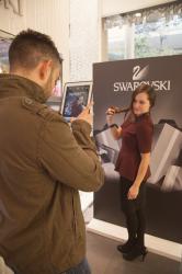 Swarovski cocktail with bloggers!