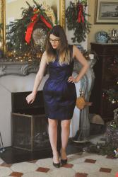 In purple for christmas