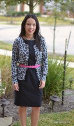 Work Style: Navy and leopard