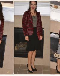 Closet Remix: Stripes Blazer