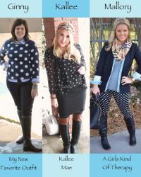 Three Ways to Wear Polka Dots