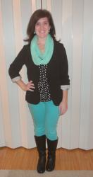 Teal, Mint, and Some Polka Dots