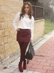 Casual burgundy I