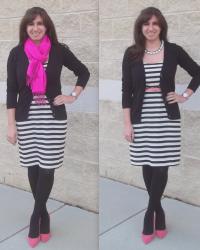 Classic Stripes with a Dash of Pink