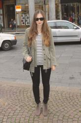 Parka and stripes